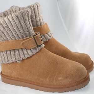 Ugg  NWOT suede sweater top boots